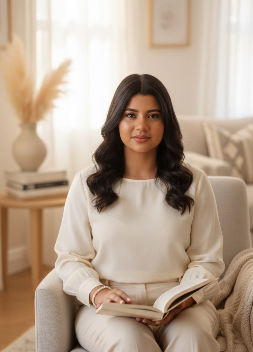 Sessão de terapia acolhedora